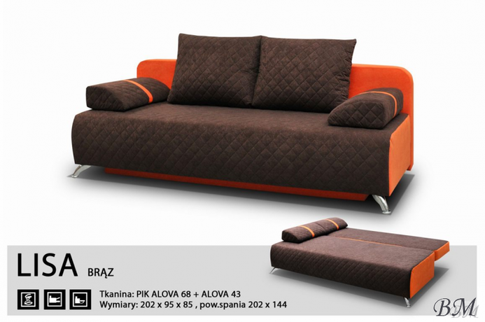 LISA izvelkamais dīvāns