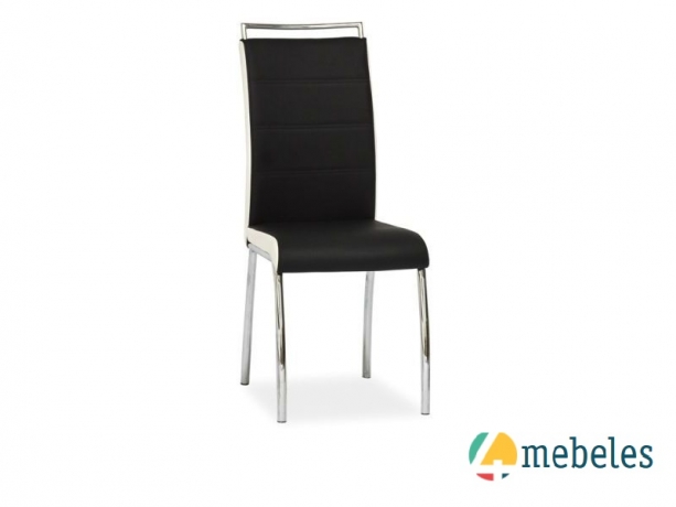 Krēsls H-442 melns/balts