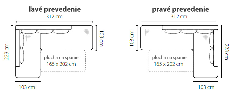 Izvelkamais stūra dīvāns SPLIT