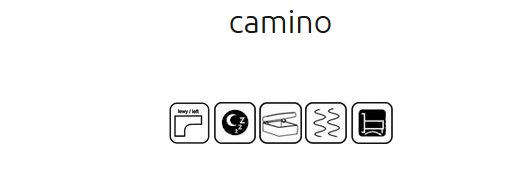 Izvelkamais stūra dīvans CAMINO