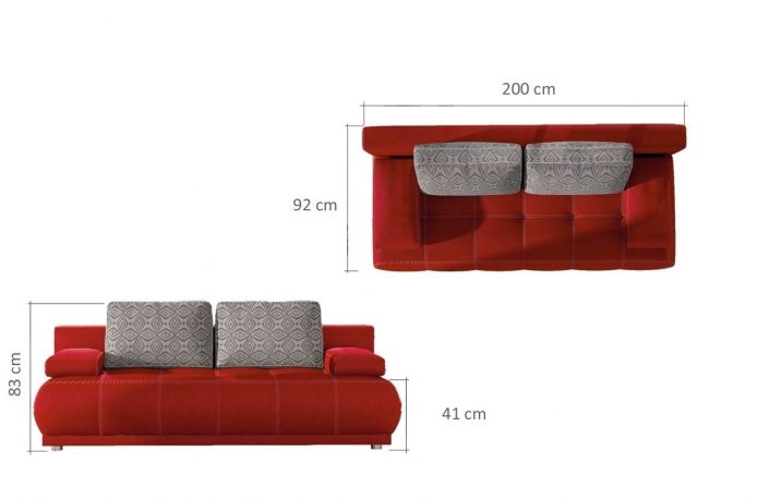 Izvelkamais dīvāns SONIC