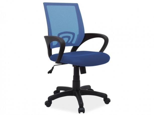 Biroja krēsls AQ-148 zils/melns