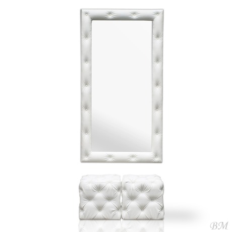Spogulis + 2 pufi