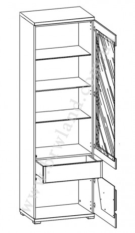 TES TS5 Vitrīna правая BOGFRAN