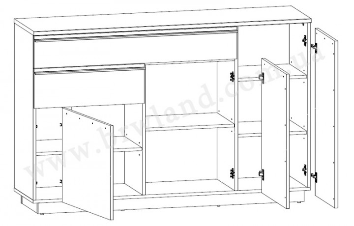 BRINDISI KOM3D2S/10/15 Kumode BRW