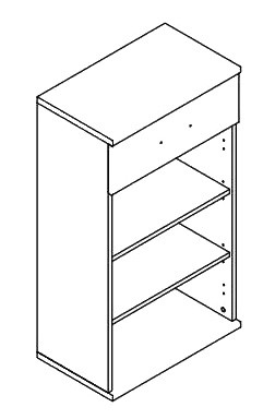 HOMELINE KOM2D1S/10/6 Apavu skapis BRW