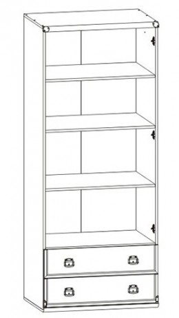 ИНДИАНА КАНЬОН Skapis JSZF 2D2S/80 БРВ-Украина