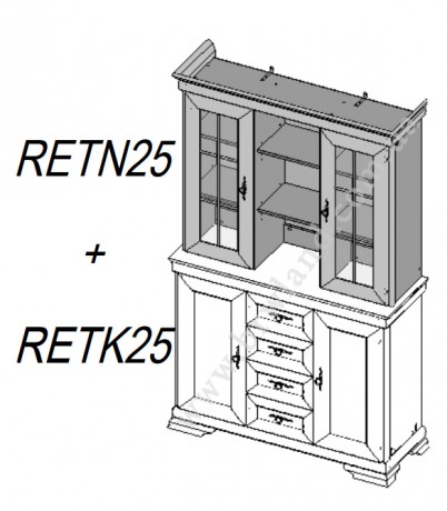 RETK25-D50 Kumode AVINION Forte (Komoda)