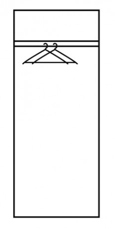 DURS921-T75 Skapis DURO Forte (Szafa ubraniowa)