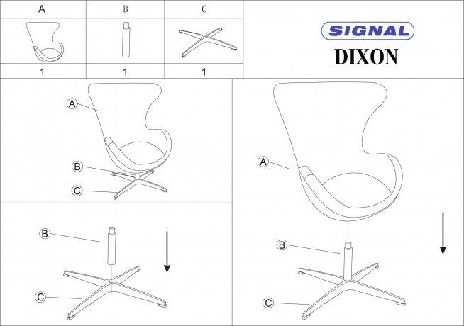 DIXON кресло SIGNAL