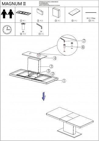 MAGNUM II galds SIGNAL