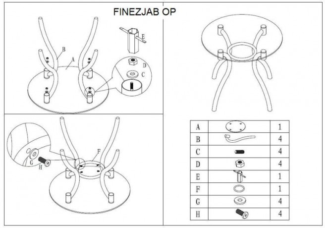 FINEZJA B galds SIGNAL