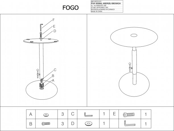 FOGO galds SIGNAL