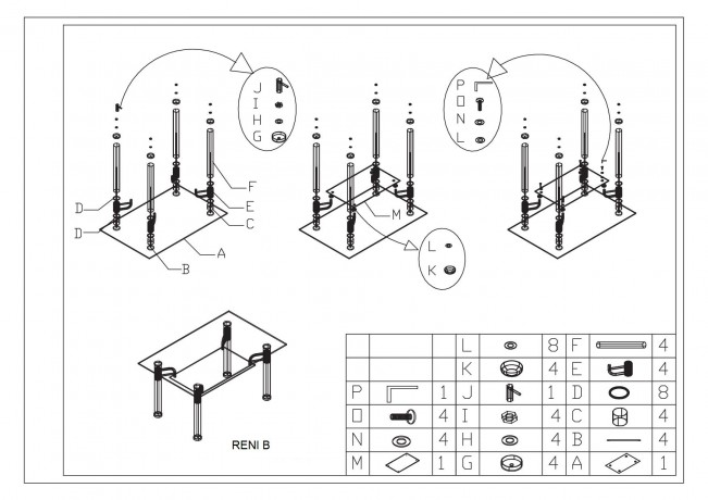 RENI B galds SIGNAL