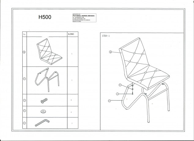 H-500 Krēsls SIGNAL