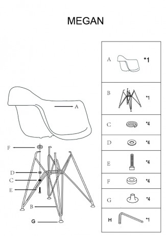 MEGAN Krēsls SIGNAL