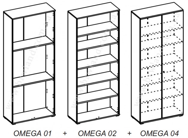 OMEGA 01 Стеллаж SZYNAKA