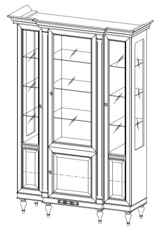 FLORENCJA Витрина FL-W3 Taranko