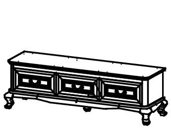 VERONA Tv-galdiņš V-RTV/d Taranko