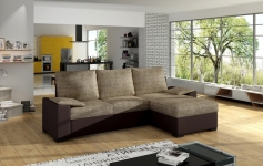 Lusso izvelkamais stūra dīvāns