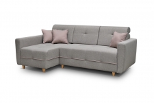Izvelkamais Stūra dīvāns GREY