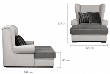 Krēsls DELUXE LONGCHAIR