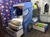 GULTA mašīna TRUCK + skapis