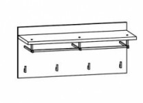 HOMELINE PAN/4/8 Pakaramais BRW