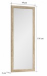 KASPIAN monument LUS/50 Spogulis BRW