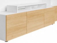 MURO TV/260/ASYM комплект BRW