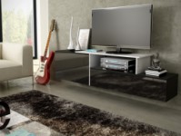 SIGMA 3 Tv-galdiņš черный/белый CAMA