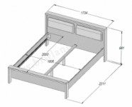 CIRL161-N89 Gulta CLAIR Forte (Stelaz lozka)