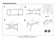 MAGNUM RECTANGULAR galds HALMAR