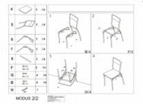 MODUS galds SIGNAL комплект 1+4