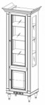 FLORENCJA Витрина FL-W1/2 Taranko