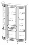 FLORENCJA Витрина FL-W3/G Taranko